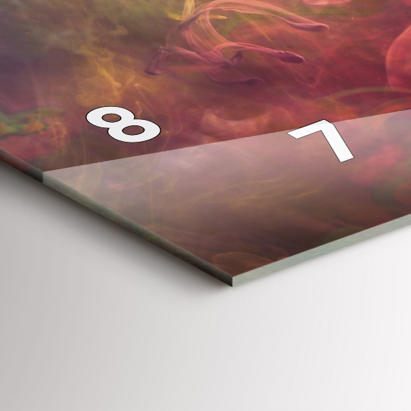 Zegar ścienny poziomy Portret kobiety