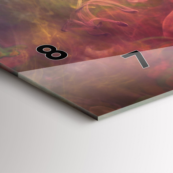 Zegar ścienny poziomy Portret kobiety