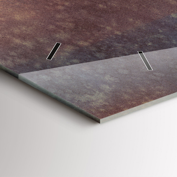 Zegar ścienny poziomy kobieta z parasolem