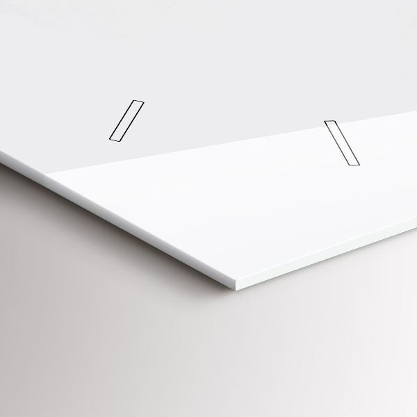 Zegar ścienny poziomy Portret kobiety