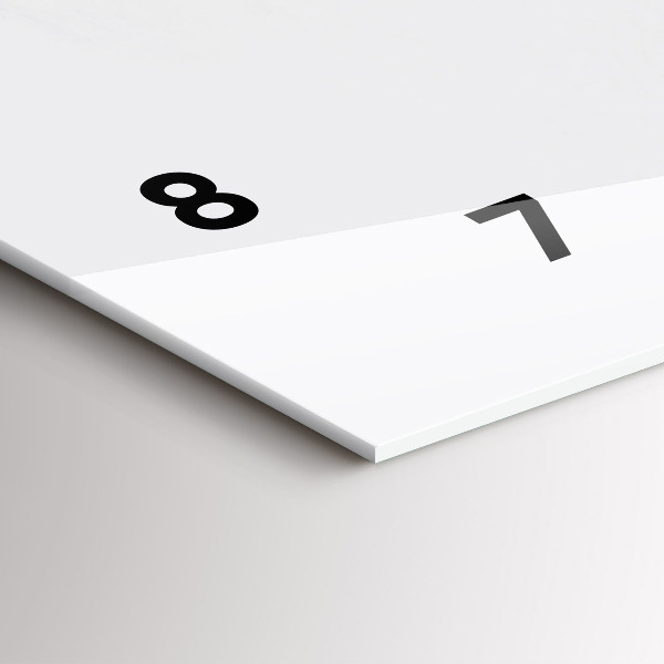 Zegar ścienny poziomy Portret kobiety