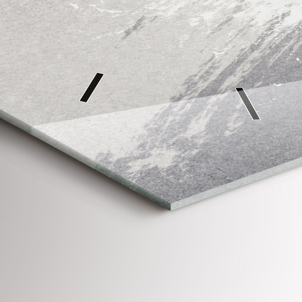 Zegar ścienny poziomy Kobieta – akwarele