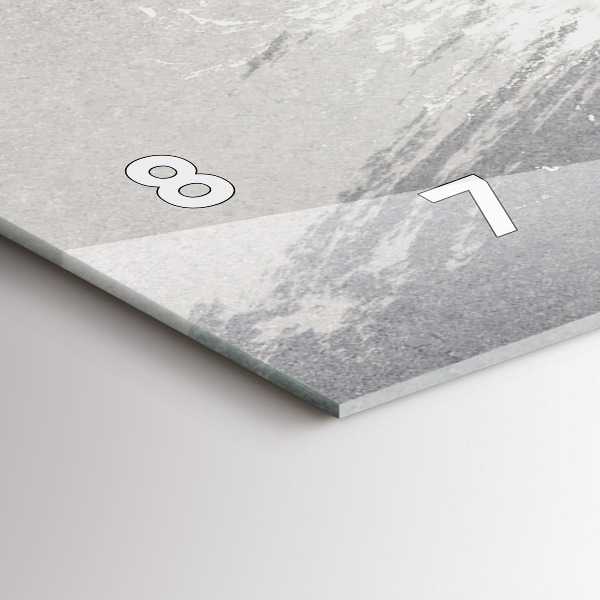 Zegar ścienny poziomy Kobieta – akwarele