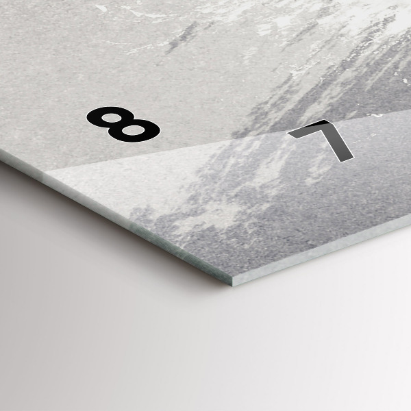 Zegar ścienny poziomy Kobieta – akwarele