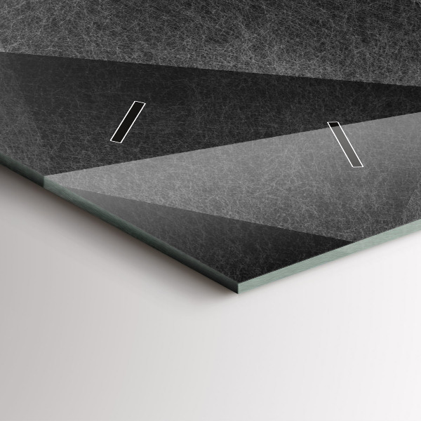 Zegar poziomy Abstrakcja geometryczna