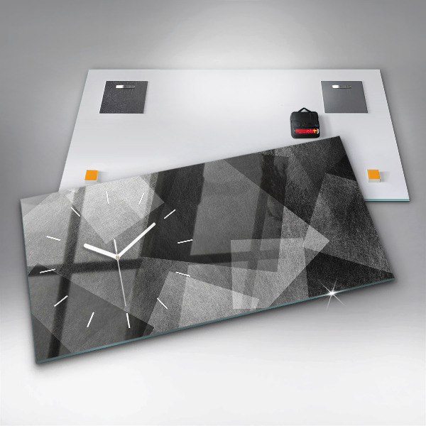 Zegar poziomy Abstrakcja geometryczna