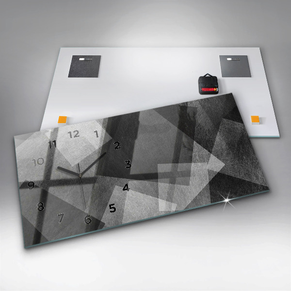 Zegar poziomy Abstrakcja geometryczna