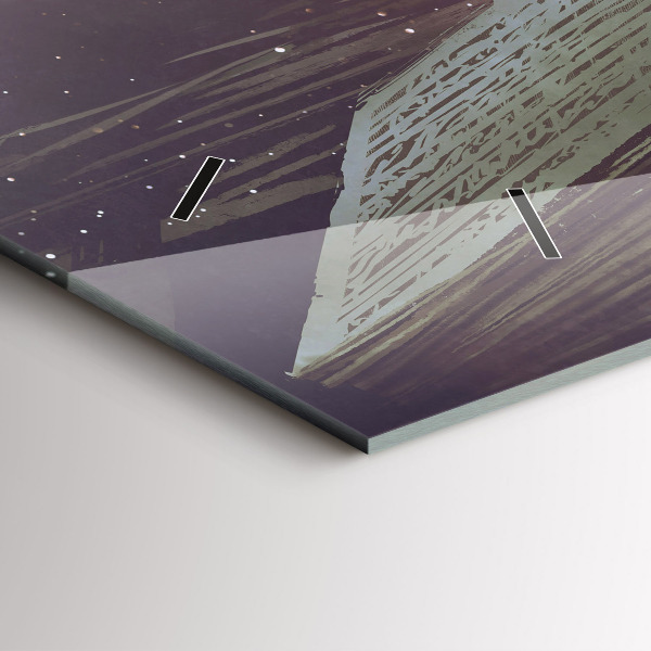 Zegar poziomy Abstrakcja książka