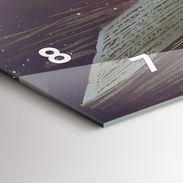 Zegar poziomy Abstrakcja książka