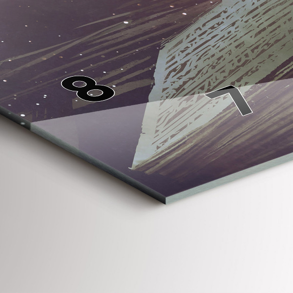 Zegar poziomy Abstrakcja książka