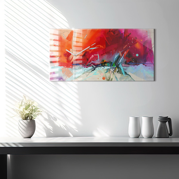 Zegar poziomy Rzędy przypraw