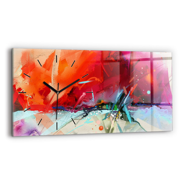 Zegar poziomy Rzędy przypraw