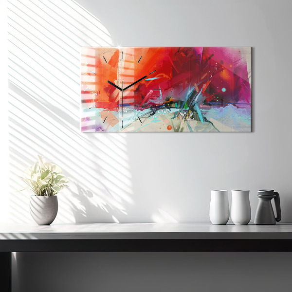 Zegar poziomy Rzędy przypraw