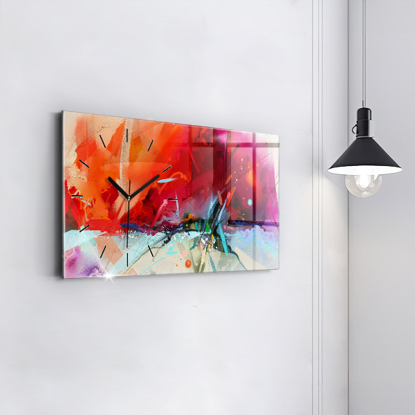 Zegar poziomy Rzędy przypraw