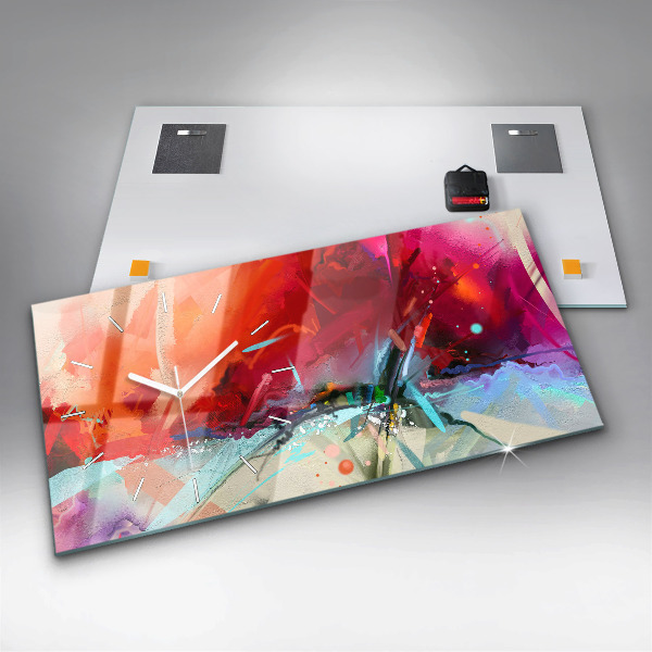 Zegar poziomy Rzędy przypraw