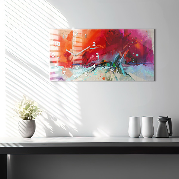 Zegar poziomy Rzędy przypraw