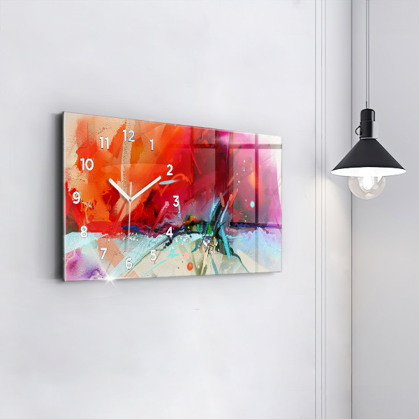 Zegar poziomy Rzędy przypraw