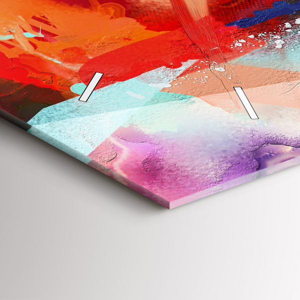 Zegar poziomy Rzędy przypraw