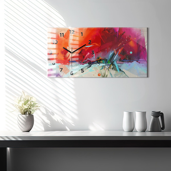 Zegar poziomy Rzędy przypraw