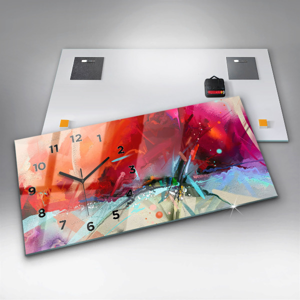 Zegar poziomy Rzędy przypraw