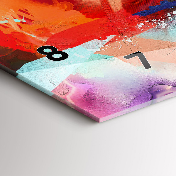 Zegar poziomy Rzędy przypraw