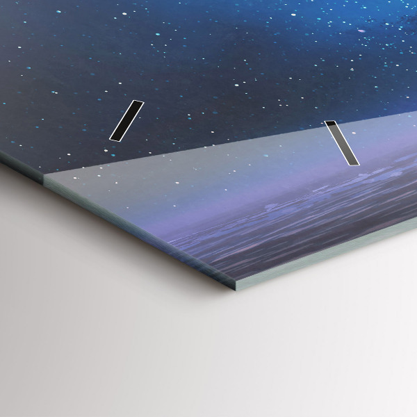 Zegar poziomy Żaglowiec Fantasy