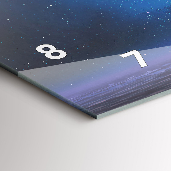 Zegar poziomy Żaglowiec Fantasy