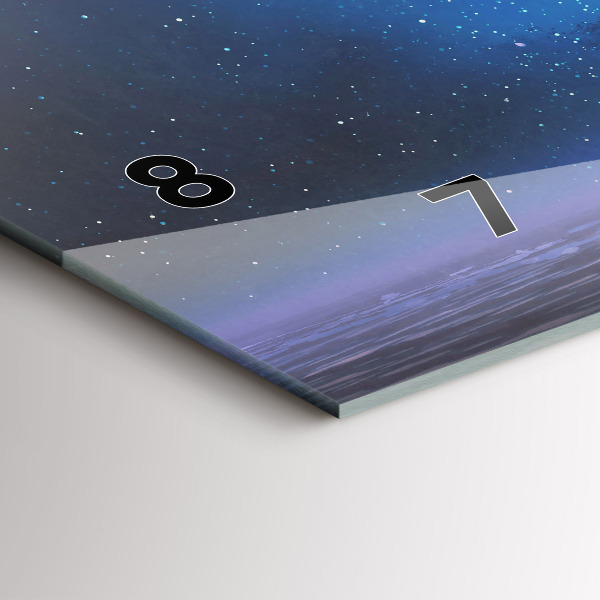 Zegar poziomy Żaglowiec Fantasy