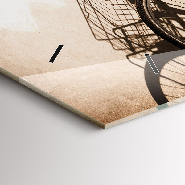 Zegar ścienny poziomy Włoski rower