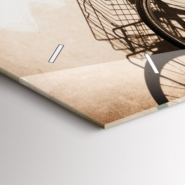 Zegar ścienny poziomy Włoski rower