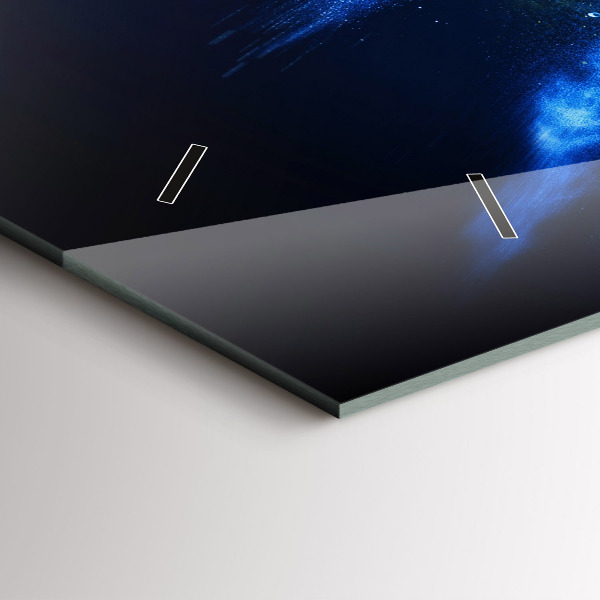 Zegar poziomy Kolorowa Papuga