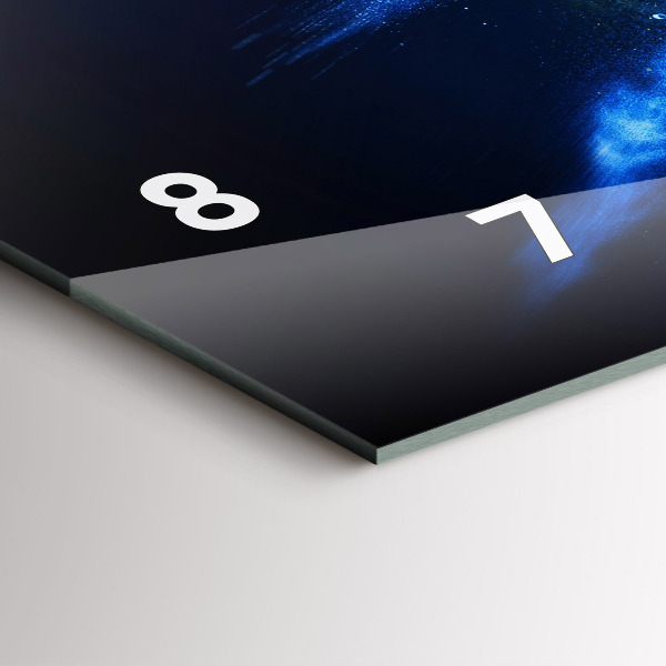 Zegar poziomy Kolorowa Papuga