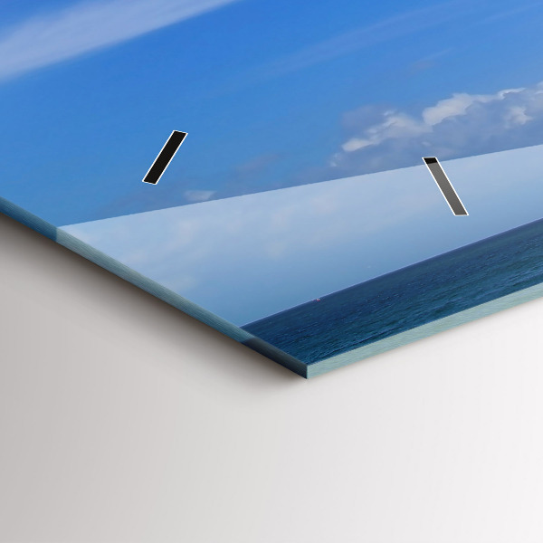 Zegar ścienny poziomy Latarnia morska