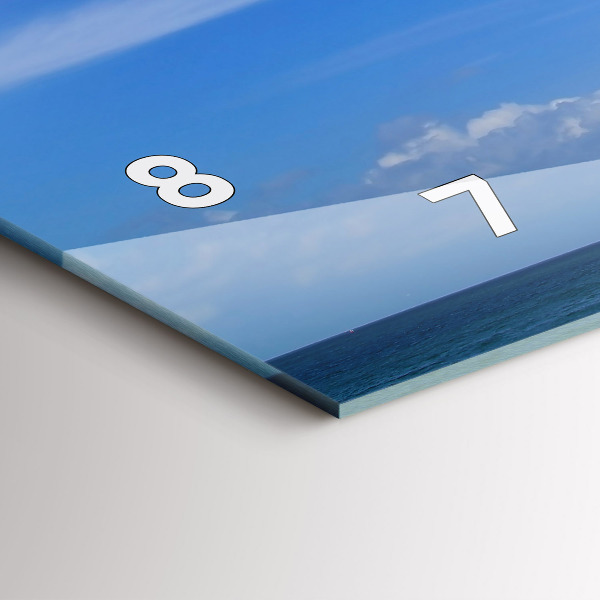 Zegar ścienny poziomy Latarnia morska