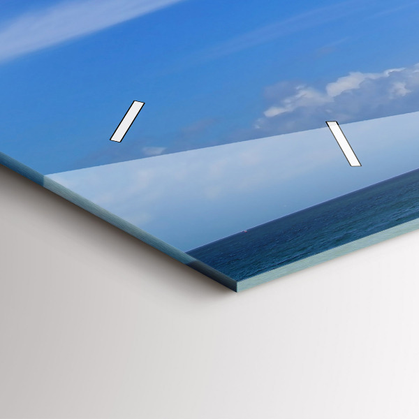 Zegar ścienny poziomy Latarnia morska