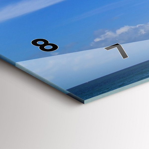 Zegar ścienny poziomy Latarnia morska