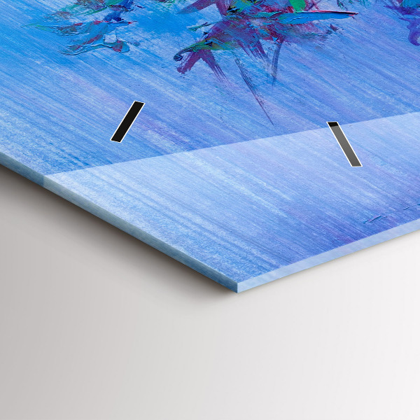 Zegar poziomy Kwiaty w Wazonie