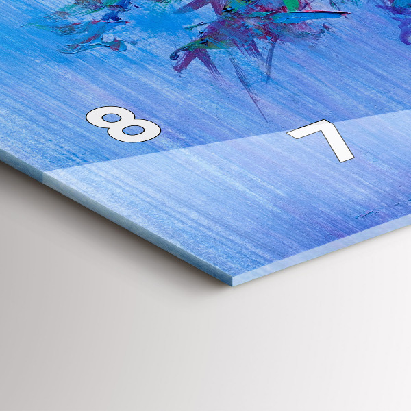 Zegar poziomy Kwiaty w Wazonie