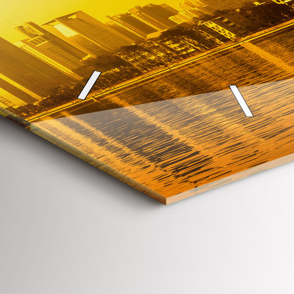 Zegar ścienny poziomy Rzeka Zhujiang