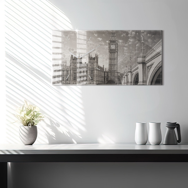 Zegar ścienny poziomy Londyn Anglia Big Ben