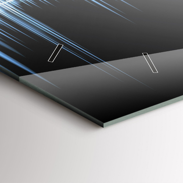 Zegar ścienny poziomy Mikrofon i Słuchawki