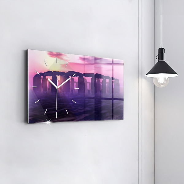 Zegar ścienny poziomy Zachód w Stonehenge