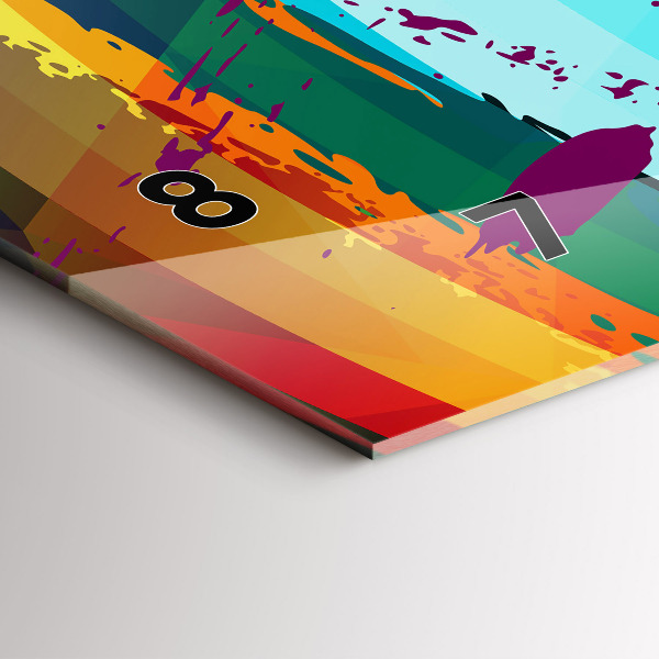 Zegar szklany poziomy Abstrakcyjne tło