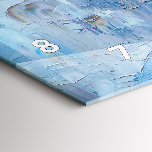 Zegar szklany poziomy Młode baleriny