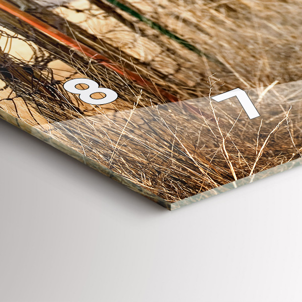 Zegar ścienny poziomy Stare samochody