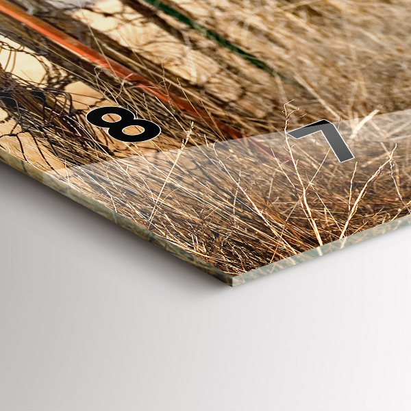 Zegar ścienny poziomy Stare samochody