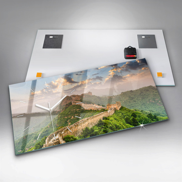 Zegar szklany poziomy Wielki Mur Chiński