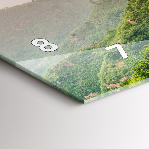 Zegar szklany poziomy Wielki Mur Chiński