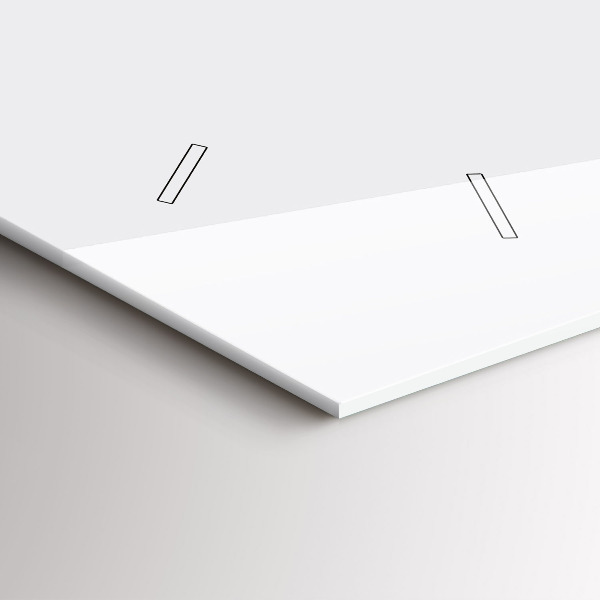 Zegar szklany poziomy Kolorowy malowany słoń