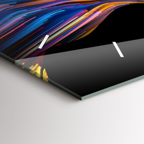 Zegar szklany poziomy Emocjonalna sztuka